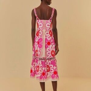 FARM Rio Maia Sleeveless Midi Dress XS